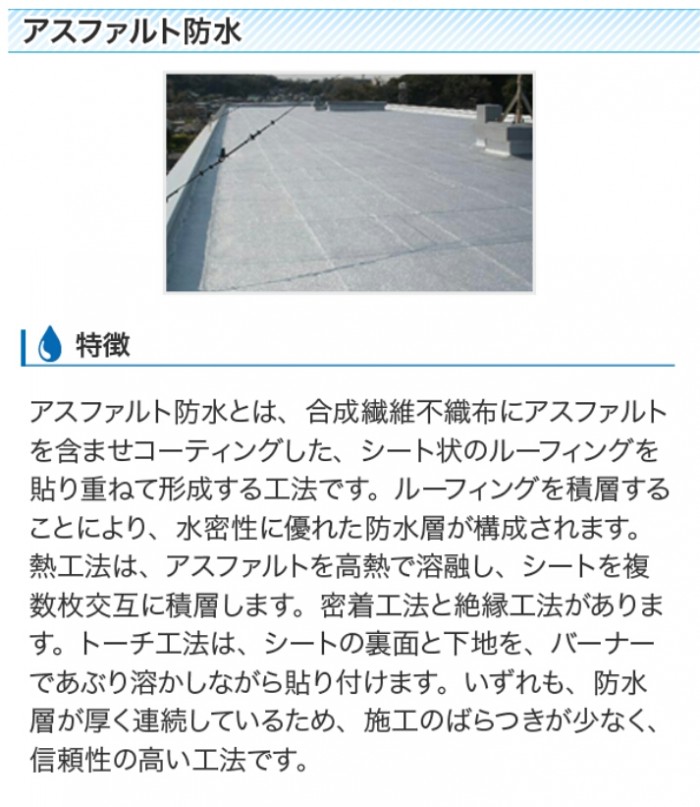 アスファルト防水