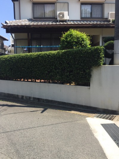 外壁工事前